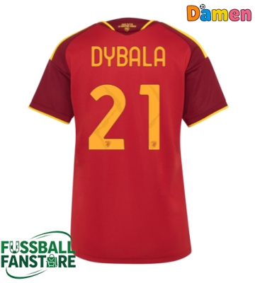 AS Roma Paulo Dybala #21 Replik Heimtrikot Damen 2026-27 Kurzarm